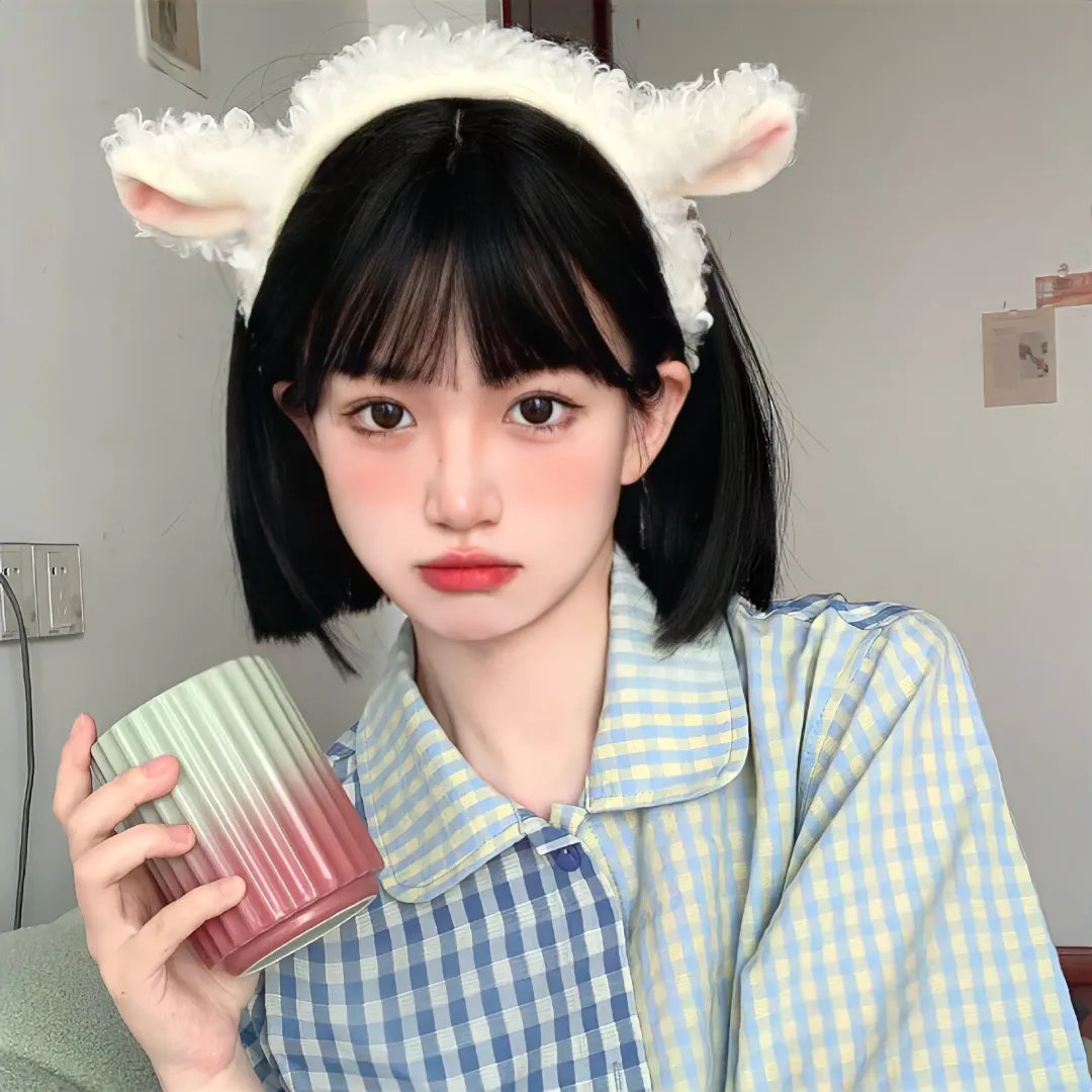 落在她身边